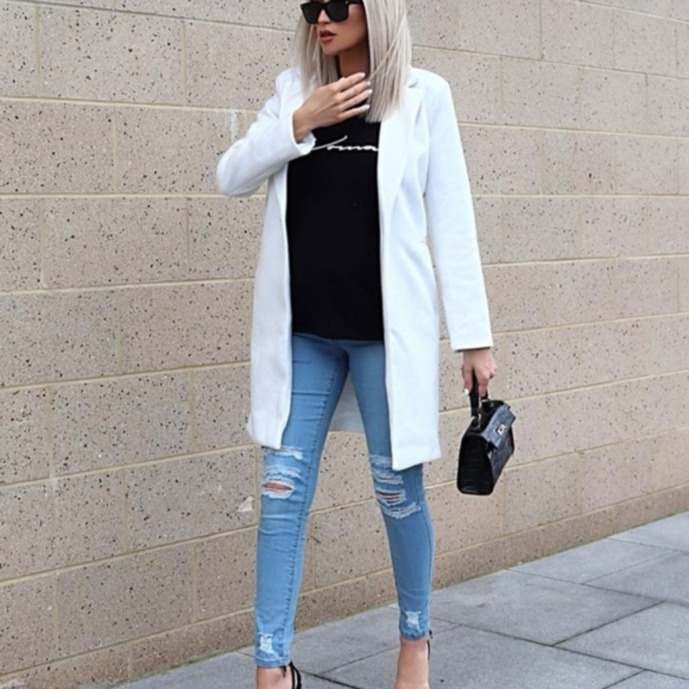 Joselyn High Waisted Distressed Denim Skinny Jeans